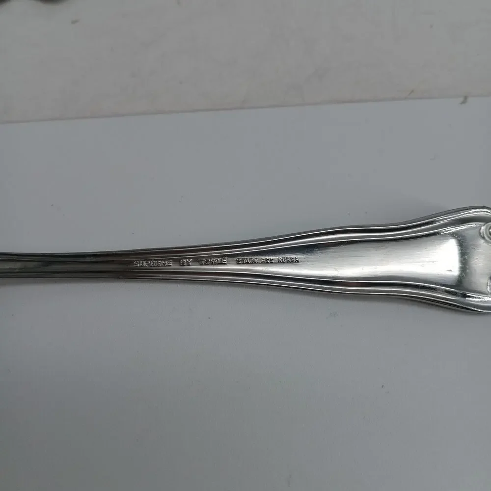 6X CF TOWLE Supreme STUART SHELL Stainless Cocktail Seafood Forks